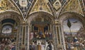 The Piccolomini library, Duomo of Siena, italy Royalty Free Stock Photo