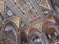 Piccolomini Library Frescos in Siena Royalty Free Stock Photo