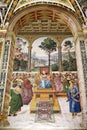 Piccolomini library, Siena, Tuscany, Italy Royalty Free Stock Photo