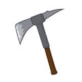 Pick axe isolated illustration Royalty Free Stock Photo