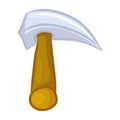 Pick axe isolated illustration Royalty Free Stock Photo