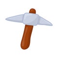 pick axe isolated illustration Royalty Free Stock Photo