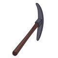 Pick axe isolated illustration Royalty Free Stock Photo