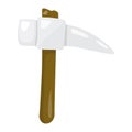 pick axe isolated illustration Royalty Free Stock Photo