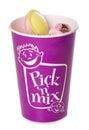 Pick n Mix tub with sweets cutout Royalty Free Stock Photo