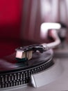 Pick-up arm of a record player Royalty Free Stock Photo