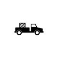 pick-up with cargo icon. Elements of transport icon. Premium quality graphic design icon. Signs and symbols collection icon for we