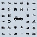 pick-up with cargo icon. transport icons universal set for web and mobile