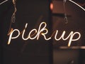 Pick up Neon Sign Light signage Word Type Bar Restaurant Shop Business