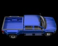 Pick-Up Truck isolated on background. 3d rendering - illustration