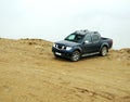 Pick-up truck on road Royalty Free Stock Photo