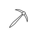 Pickaxe icon Royalty Free Stock Photo