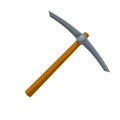 Pickaxe. Miner tool for extracting minerals and breaking stones