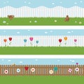 Picket fence banners