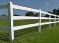 Picket Fence in Davie Florida Royalty Free Stock Photo