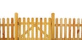 Picket fence Royalty Free Stock Photo