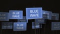 Picket Sign Protest Series - Blue Wave Version