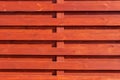 Picketed wooden fence texture. Brown wood texture background coming from natural tree. The wooden panel has a beautiful