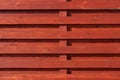 Picketed wooden fence texture. Brown wood texture background coming from natural tree. The wooden panel has a beautiful Royalty Free Stock Photo