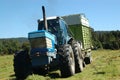 Picking up silage