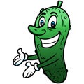 Pickle Cartoon Royalty Free Stock Photo