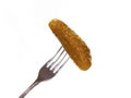 pickle on a fork