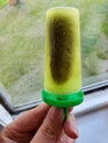 Pickle juice popsicle