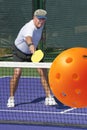 Pickleball Action -Big Backhand