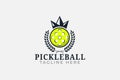 Pickleball association logo vector graphic for any business