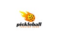 Pickleball logo vector graphic for any business