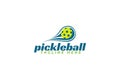 Pickleball logo vector graphic for any business