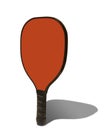 Pickleball Paddle in Vertical Position