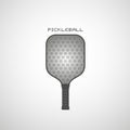 Pickleball racket symbol design