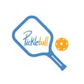 Pickleball sport symbol