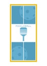 Pickleball symbol design