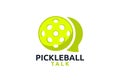 pickleball talk logo vector graphic for any business
