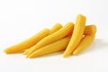 Pickled baby corn Royalty Free Stock Photo