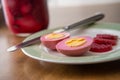 Pickled Beet Eggs Royalty Free Stock Photo