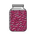 pickled cabbage color icon vector illustration