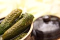 Pickled cucumbers Royalty Free Stock Photo
