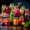 Pickled food jar