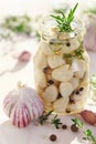 Pickled garlic