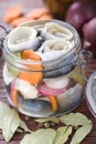 Pickled Herring Royalty Free Stock Photo