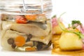 Pickled herring Royalty Free Stock Photo