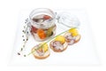 Pickled herring Royalty Free Stock Photo