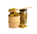 Pickled Jalapeno, Marinated Green Jalapenos, Hot Mexican Pepper Slices, Pickled Green Jalapeno