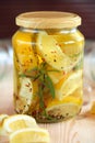 Pickled lemons Royalty Free Stock Photo