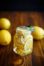 Pickled lemons in sugar syrup Royalty Free Stock Photo