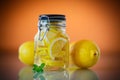 Pickled lemons in sugar syrup Royalty Free Stock Photo