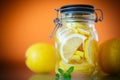 Pickled lemons in sugar syrup Royalty Free Stock Photo